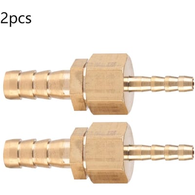2 pièces 410 mm Raccord Laiton Queue de Tuyau Réducteur Bouchon Réducteur Connecteur beige