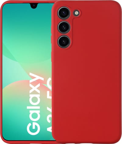 Hoesje geschikt voor Samsung Galaxy A26 hoesje zacht siliconen- Arara backcover - Rood