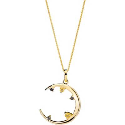 Orphelia 'Eline' Dames 925 Sterling Zilveren Ketting met Hanger - Goud ZH-7497/G