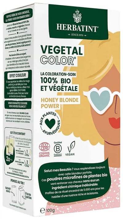 Herbatint Plantaardige Kleur Biologisch 100 g (Kleuren : Blond)
