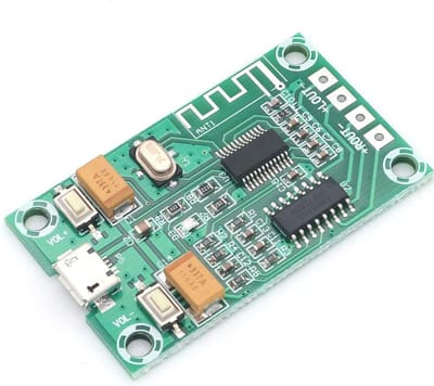 Digitale Versterker Print - Audio Module - Muziek Afspelen - Draadloze Bluetooth Ontvangst - 3W Stereo - Groen