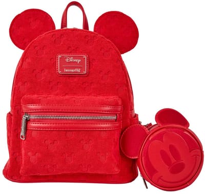 Disney Loungefly Backpack Mickey Ears Burnout