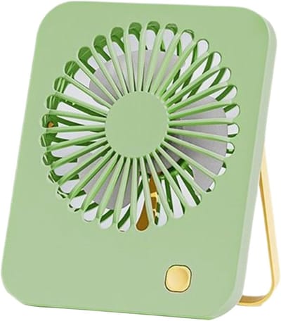 Bureauventilator - Persoonlijke koeler - Persoonlijke verkoeling - 180° kantelbaar - 7x15x7 cm - Groen