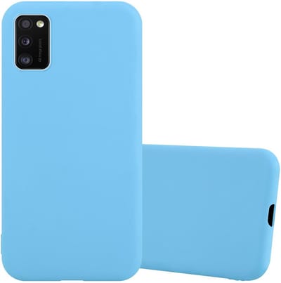 Cadorabo Hoesje geschikt voor Samsung Galaxy A41 in CANDY BLAUW - Beschermhoes gemaakt van flexibel TPU silicone Case Cover