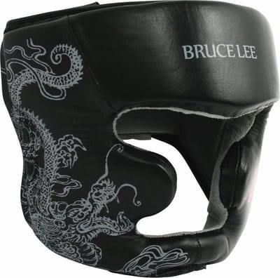 Bruce Lee Dragon Hoofdbeschermer - Leer - S/M