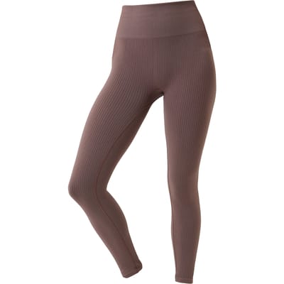 Björn Borg - Dames Naadloze Geribbelde Legging zonder Voet - Mauve