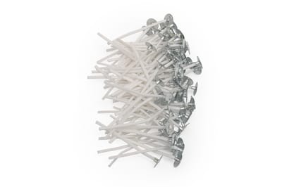 TopWosk - Katoenen Lonten met Plaatje - 6 cm - 100 Stuks - Geïmpregneerd