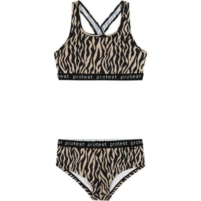 Protest PRTMonicas JR - Bikini set Meisjes - Normale pasvorm - Uitneembare vulling - Rood