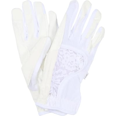 Rijhandschoenen met kant voor dames Equipage Larissa