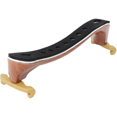 Mentonnière pour violon Ergonomique Réglable Respirante Antidérapante pour Pratique 14?12 1/4?1/2 black