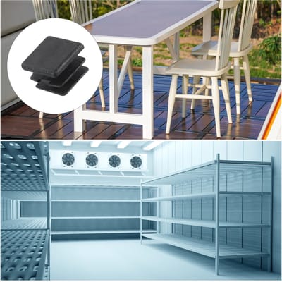 Vierkante buis eindkap (15 x 15 mm) 12 stuks, plastic plug insert eindkappen pijp cap cover schroefdraad einde blanking caps beschermer - voor vierkante buis hek meubels tafel stoel benen