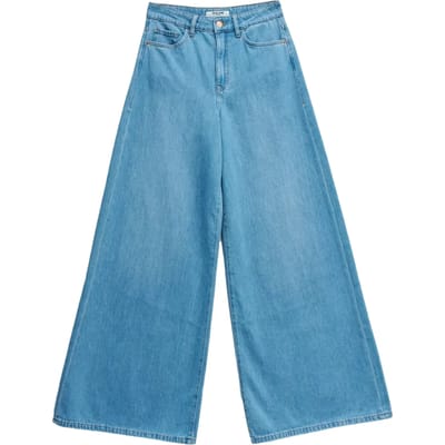 Dames Wide Leg Jeans Salsa Jeans Super