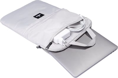 NOMAD® Laptop Sleeve Premium 15.6 Inch | Grijs | Laptoptas | Laptophoes met Extra Opbergvak