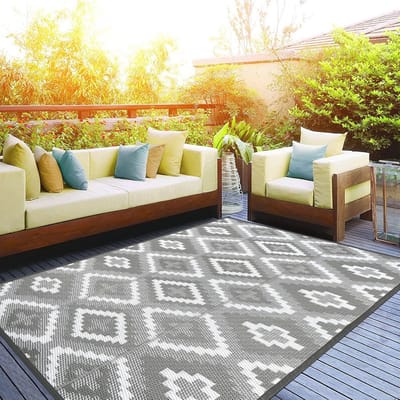 Groot Buitentapijt 120 x 180 cm - Robuust en Waterdicht - Omkeerbare UV-bestendige Campingmat