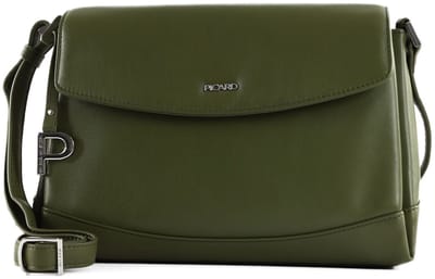 PICARD Leren schoudertas Really Shoulder Bag Olive olijfgroen