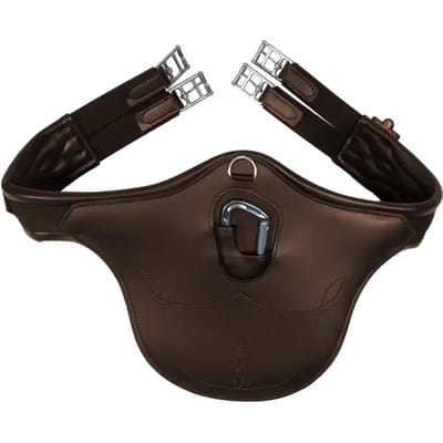 Kentucky Horsewear - Anatomisch Buiklapsingel bruin 120cm