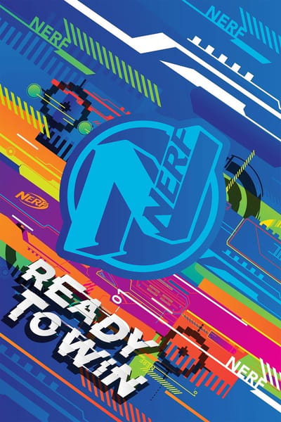 Nerf Fleecedeken Ready to Win - 100 x 150 cm - Polyester