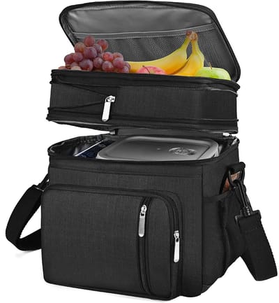 lunch-handtas - Thermische lunchzak - handtas - koeltas - Grote inhoud van 16 liter Lekpreventie