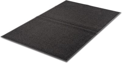 polypropeen deurmat droogloopmat antraciet 40x60cm, stevig en slijtvast kunststof, anti-slip