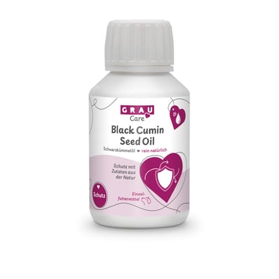 Dubbelpak: 2x 100 ml Grau Zwarte Komijnzaadolie Supplement voor Honden