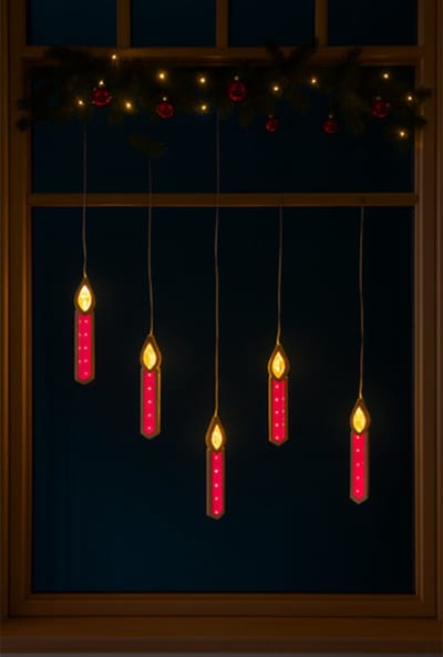 HEM Infinity Kerstverlichting - LED Kaarsen Met Spiegel Effect - Warme Gloed - Inclusief Opbergzak - Infinity Kaarsjes