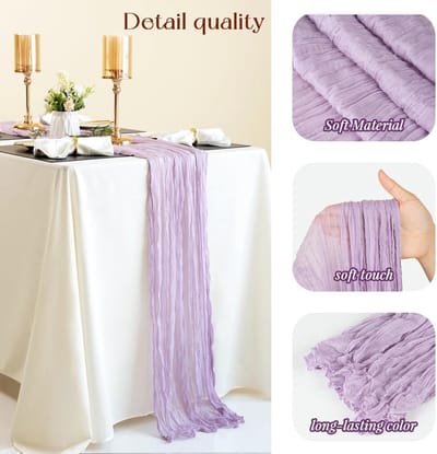 Dailygoods- Tafelloper 90 x 180 cm - Kaasdoek - Antislip - Machinewasbaar - Duurzaam - Perfect voor Tafeldecoratie - Tafelkleed