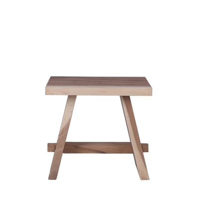 Kruk - Bijzettafel / plantentafel Janiri - Suar hout - 50/36/46 cm hoog - Nachtkastje