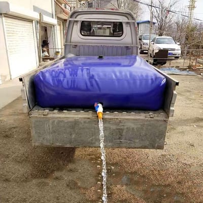 Waterzak Opslag - Regenwatertank - Tuin Irrigatie - Draagbaar en Herbruikbaar - Tot 6000 Liter - Blauw Groen Oranje