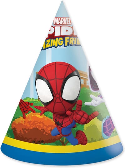 6 feesthoedjes Spidey en zijn Geweldige Vriendjes
