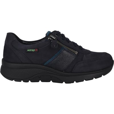 Mephisto Sano Izae - dames rollende wandelsneaker - Blauw - maat 35 (EU) 2.5 (UK)