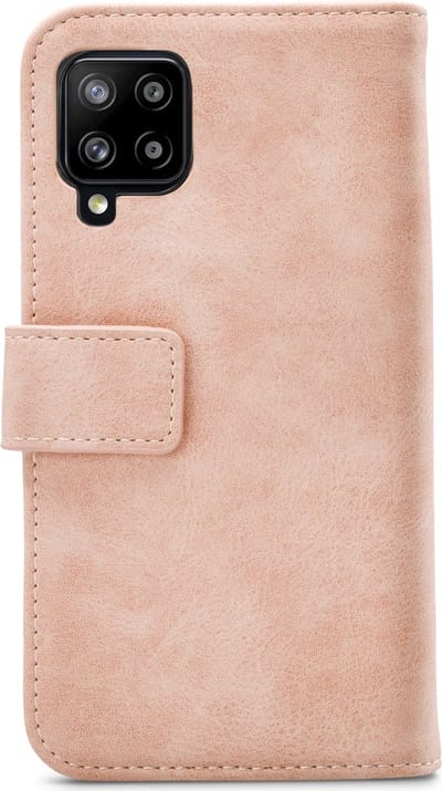 Mobilize Bookcase hoesje geschikt voor Samsung Galaxy A12 - Effen Roze - Kunstleer
