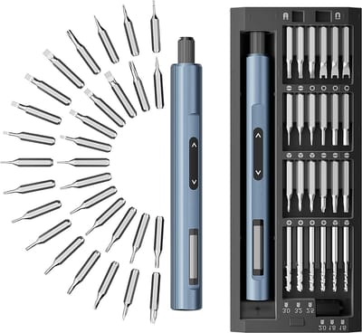 Precisie Elektrische Schroevendraaier Set 5-traps Draaimoment Draadloos Reparatiegereedschap - 53-in-1