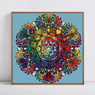 Diamant mozaïek bloem 5D DIY diamant schilderij borduurwerk verkoop foto van steentjes 30x30CM