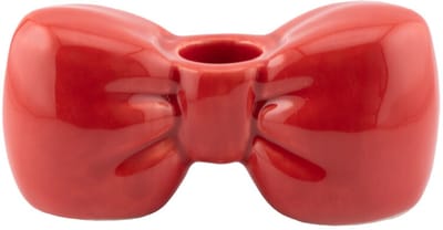 Kaarsenstandaard bow rood