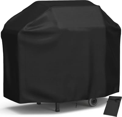 Universele Waterdichte BBQ Afdekhoes met Trekkoord - UV-Bescherming en Windbestendig - Geschikt voor Gasgrill en Barbecue - 147x61x117 cm - Inclusief Opbergtas