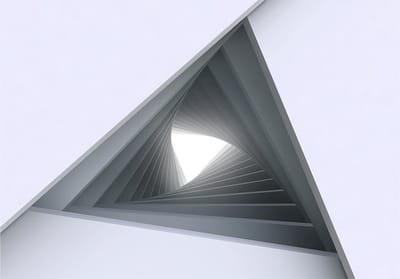Fotobehangkoning - Behang - Vliesbehang - Fotobehang 3D Tunnel van de Toekomst -  Tunnel to the future - 400 x 280 cm