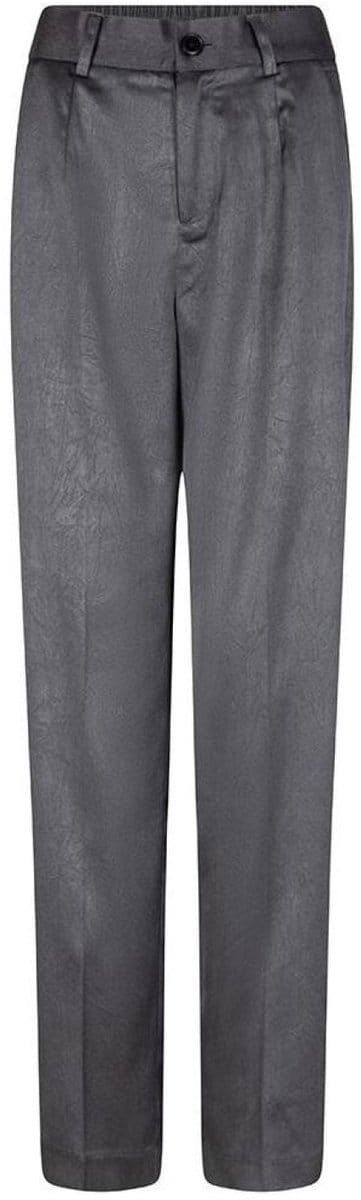 EsQualo Broek Trouser Shimmer Crinkle W25 10743 020 Anthracite Dames Maat - W36