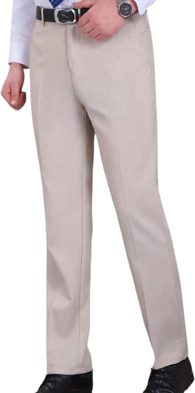 Livano Linnen Broek Heren - Zomerbroek - Volwassenen - Lange Broek - Pantalon - Strandbroek - Zomer - Ibiza Stijl - Beige - Maat XS