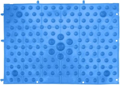 Voetmassage Mat - Acupressuur Mat - Ontspanning Thuis - Stimuleert Reflexpunten - 28.5x38.5cm - Blauw