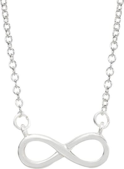 24/7 Jewelry Collection Infinity Ketting - Zilverkleurig