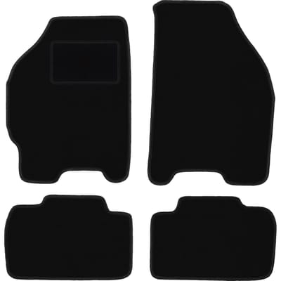Zwarte veloursmatten voor: Fiat Punto II hatchback (1999-2010)