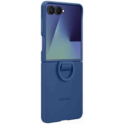 Samsung Galaxy Z Flip7 - Ring Case (Silicone) - Blue