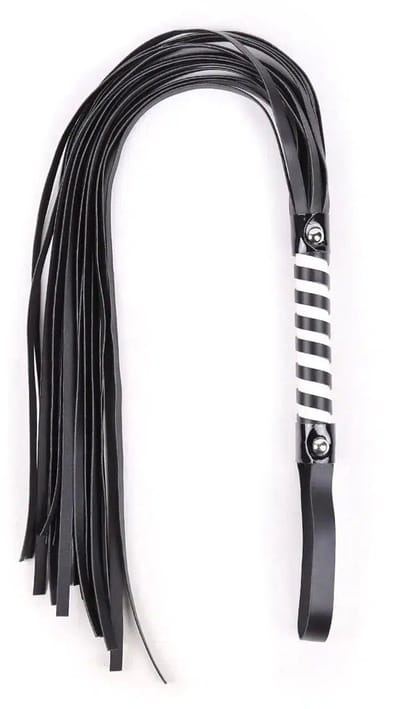 Smart Moves - Striped Flogger - Zwart/Wit
