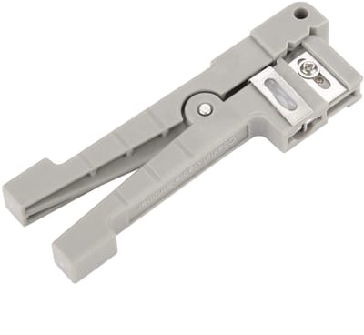 45-163/45-162 Coaxial Cable Fiber Optic Jacket Cutter Crimper Stripping Tool for Industry - Stripping Single Sided Fiberglass Variety of Fiber Cable