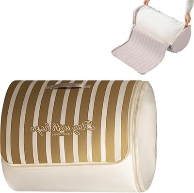 Opbergzakken Dekbedden - Rol Organizer - Ruimte Besparen - Cilindrisch Compressie Ontwerp - L 55x45 cm - Geel