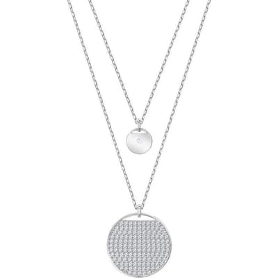 Swarovski Ginger Rond Ontwerp Kristal Ketting Dames ketting Wit 5389047 Box (Random Color) white