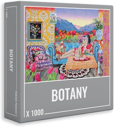 Mooie en uitdagende 1000 stukjes puzzel met bloemen en kamerplanten voor volwassenen, gemaakt in Europa