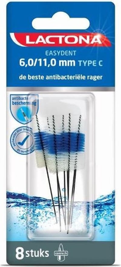 Lactona Ragers Easydent 6,0-11,0 mm type C - Tandenrager - 8 stuks