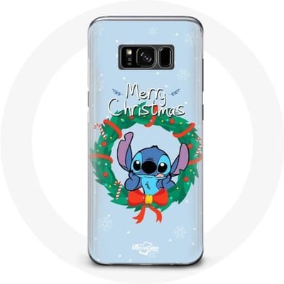 Coque - Maniacase - Samsung Galaxy S8 - Souple - Protection - Motif Stitch Noël noir