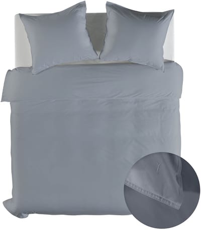 Yellow Dekbedovertrek Suite Nairobi - Gewassen Katoen - Delicate Blue - 240x200-220 cm - 100% Gewassen Katoen - Lits-Jumeaux